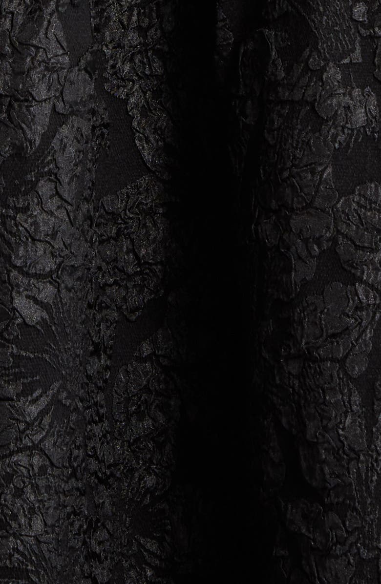 SUGARLIPS Arielle Floral Jacquard Maxi Dress, Alternate, color, Black