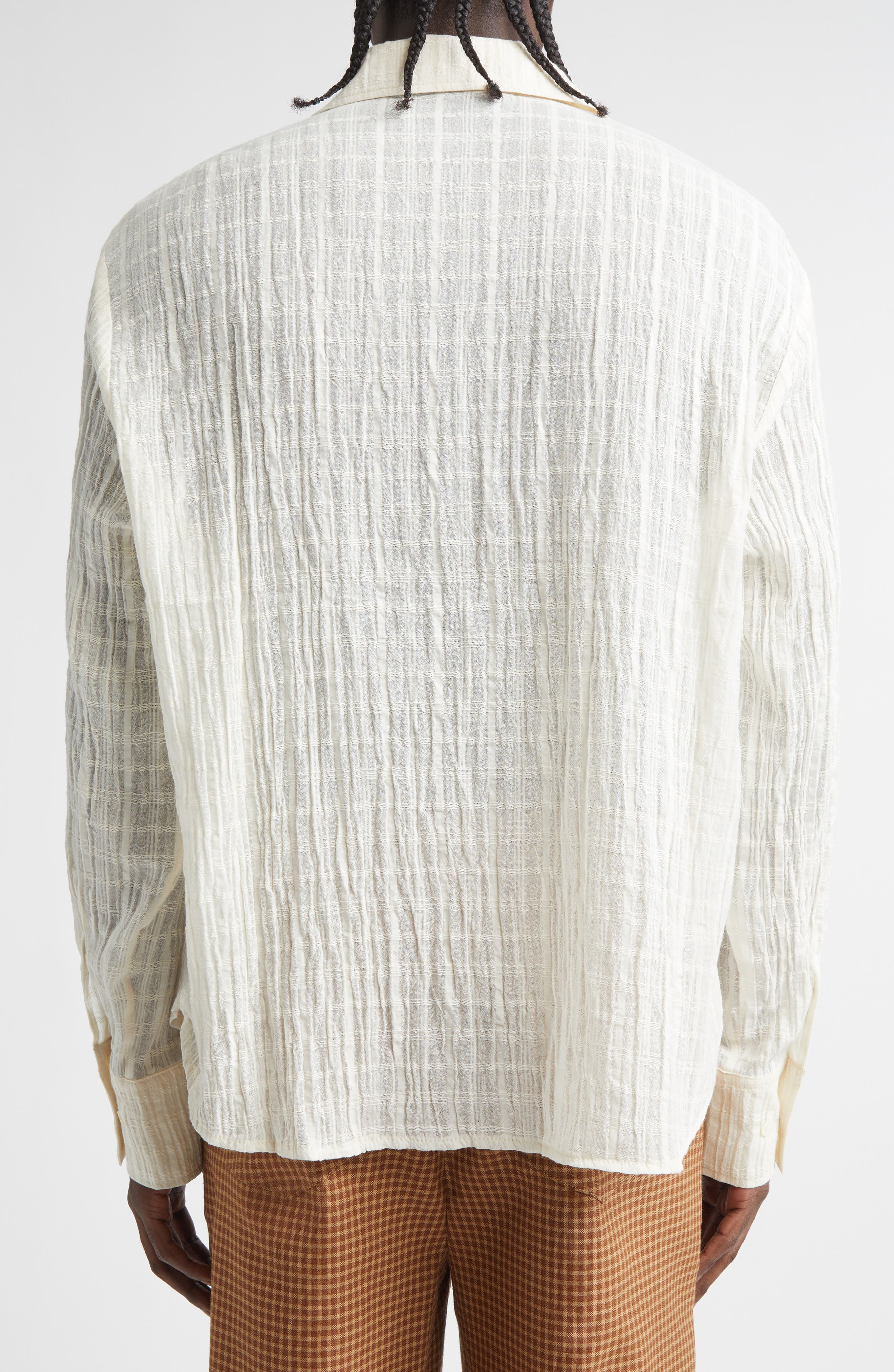 Ignacio Check Cotton Button-Up Shirt - image 2