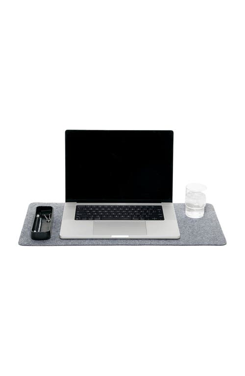 Graf Lantz Mosen Merino Wool Medium Desk Pad in Granite at Nordstrom