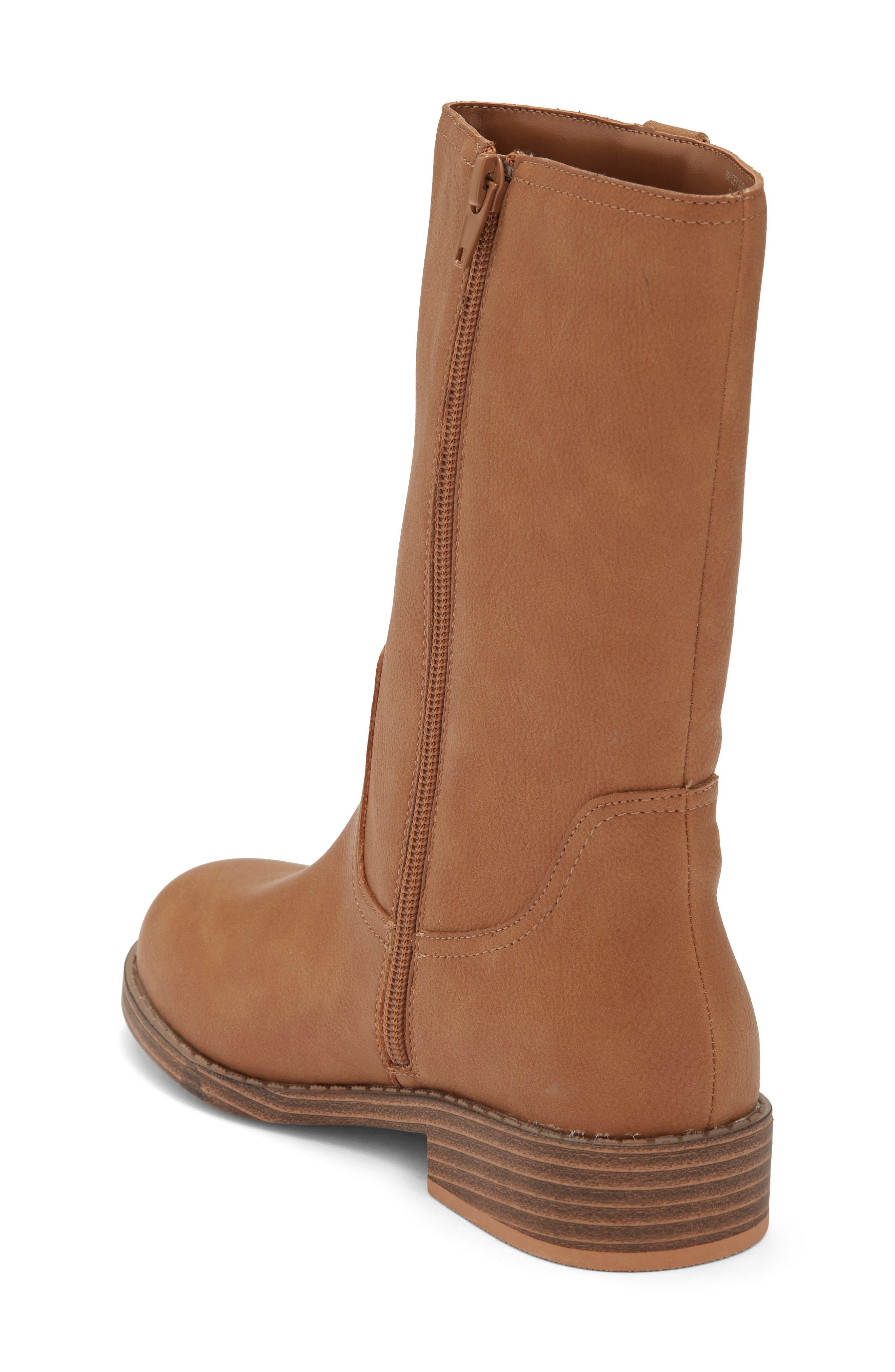 Kids' Maycey Tall Boot, Alternate, color, TAN