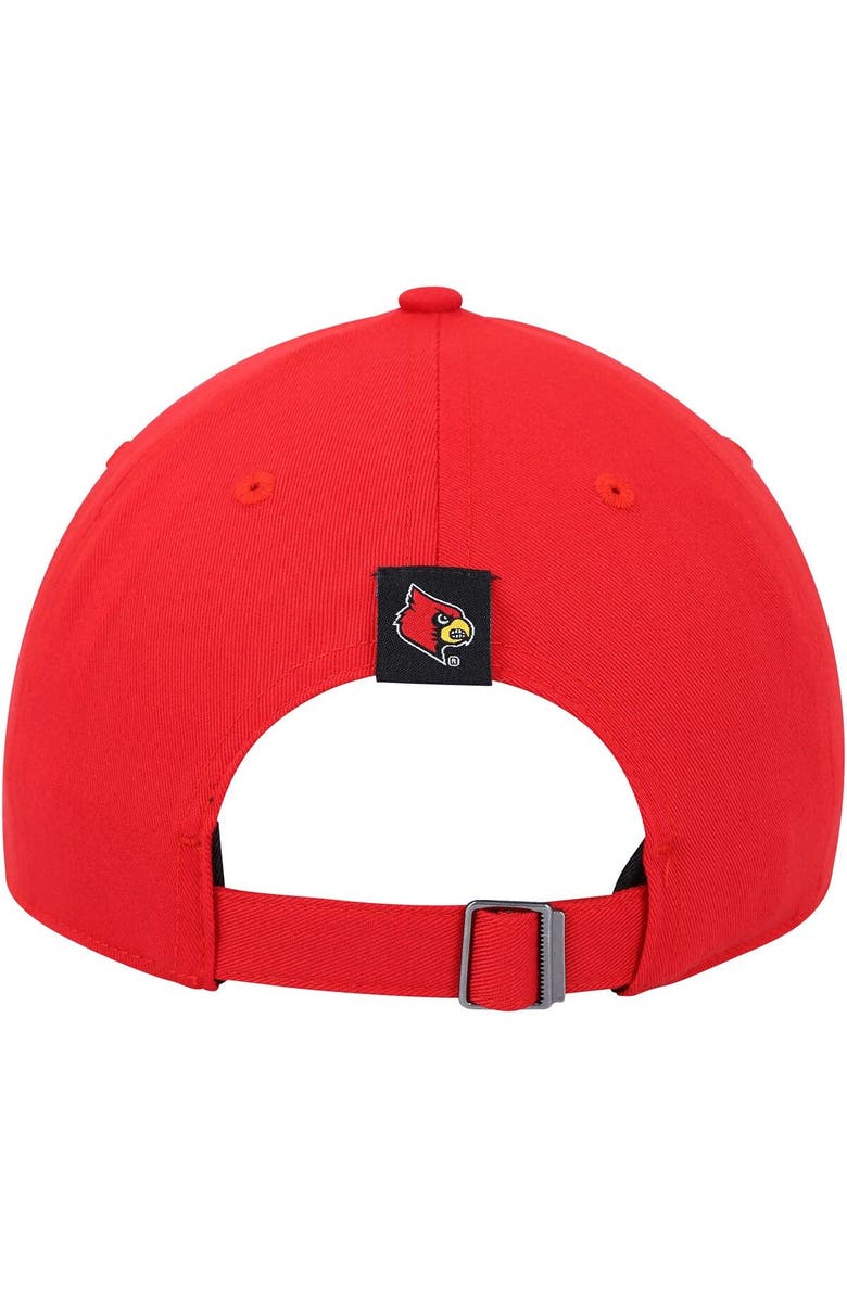 adidas Men's adidas Red Louisville Cardinals Slouch Adjustable Hat, Alternate, color, 