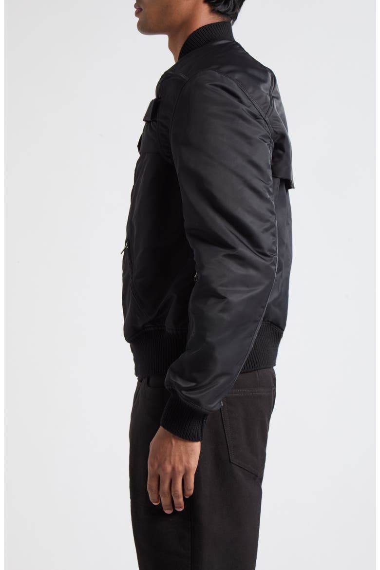 Tower Two-Piece Nylon Bomber Jacket, Alternate, color, BLACK