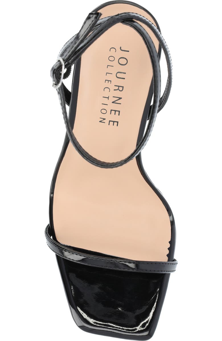 Journee Collection Telilah Strappy Platform Sandal, Alternate, color, Black
