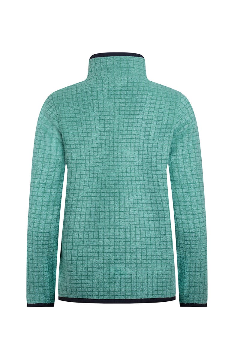 Weird Fish Tilly 1/4 Zip Grid Fleece, Alternate, color, Viridis