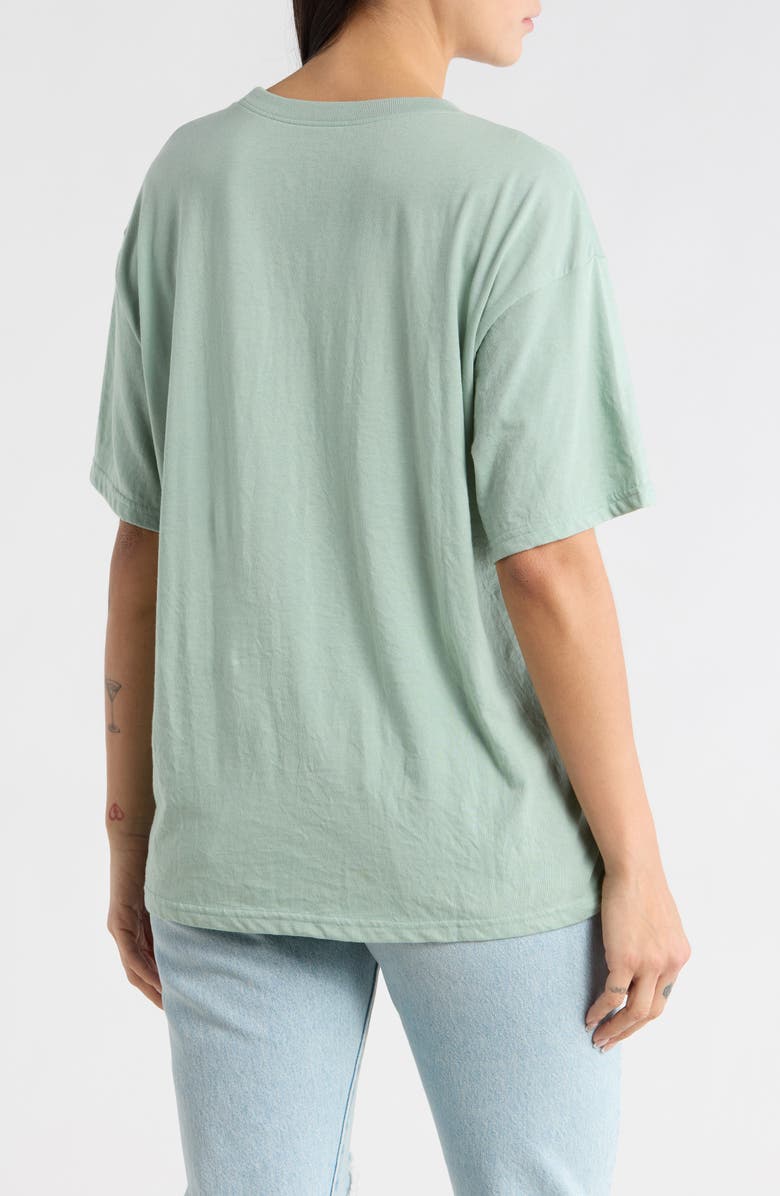 Ripple Junction Portugal Postcard Collage Graphic T-Shirt, Alternate, color, Light Green