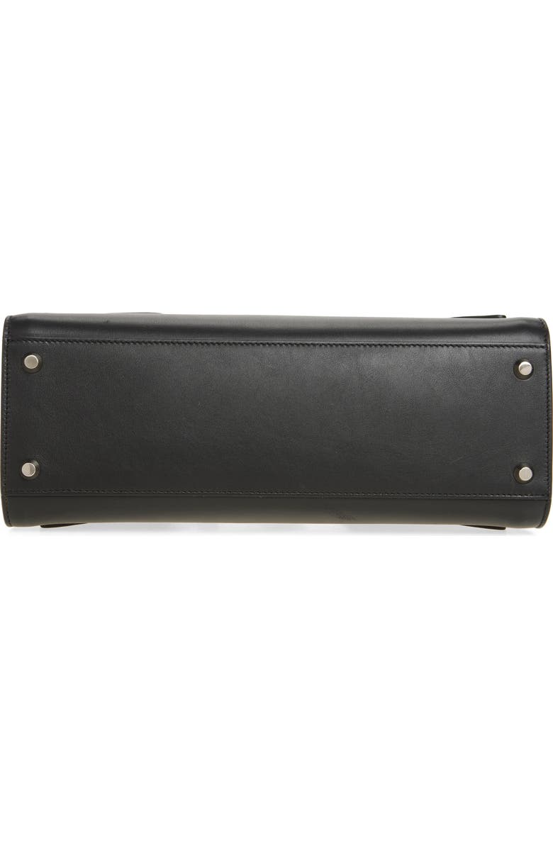 Proenza Schouler Small Tate Leather Tote, Alternate, color, Black