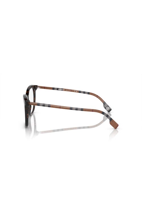 Burberry 50mm Square Optical Glasses In Brown