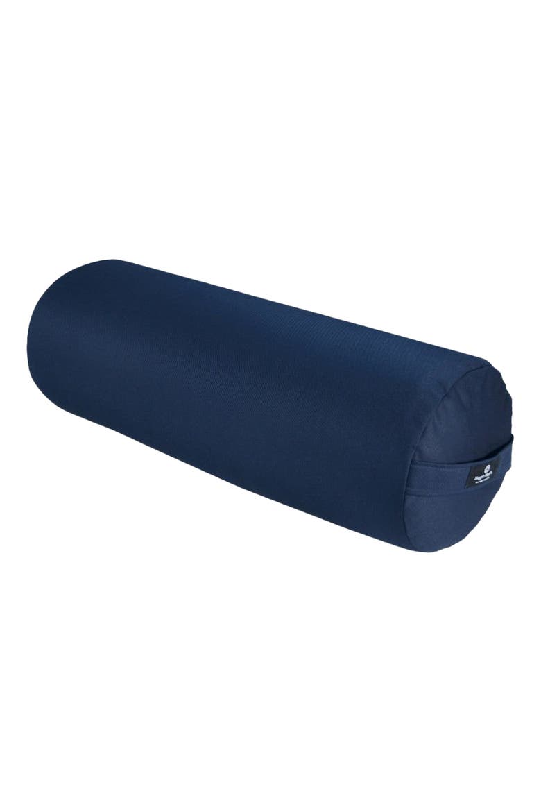 Round Yoga Bolster, Main, color, Blue