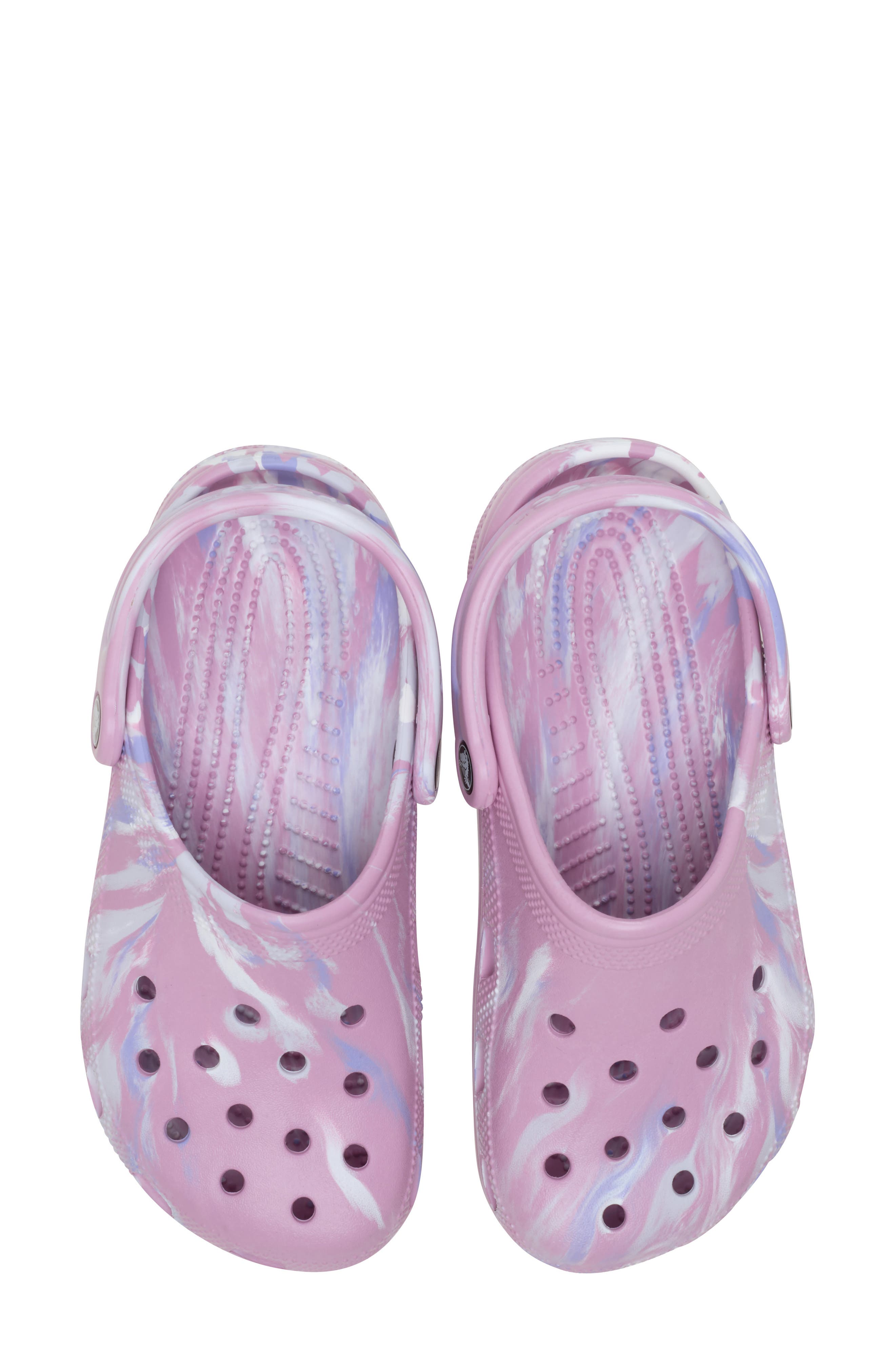 Classic Marbled Clog, Alternate, color, HYDRANGEA/ MULTI