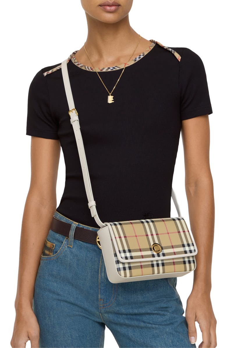 Burberry Hampshire Bag, Alternate, color, Archive Beige/Soap Beige