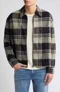 FRAME Spring Plaid Zip Shirt Jacket