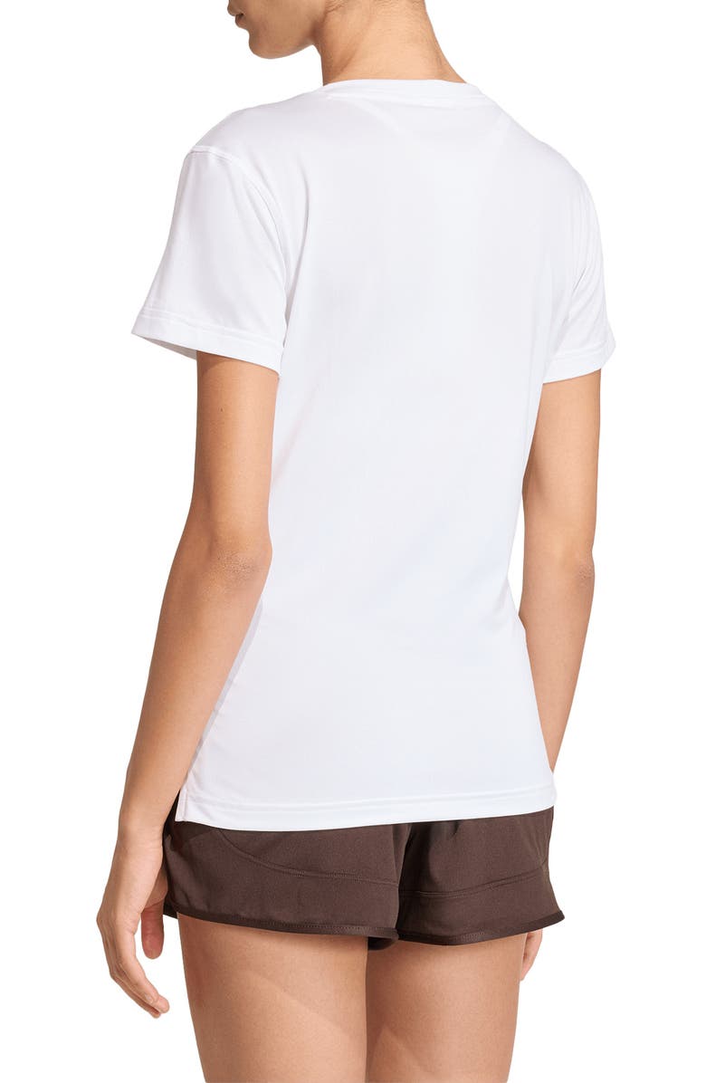 adidas V-Neck T-Shirt, Alternate, color, White