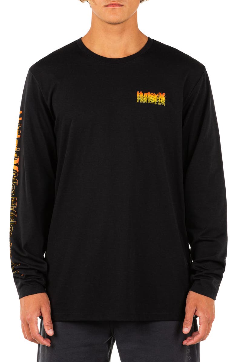 Hurley Everyday Explore Long Sleeve Graphic Tee, Main, color, 