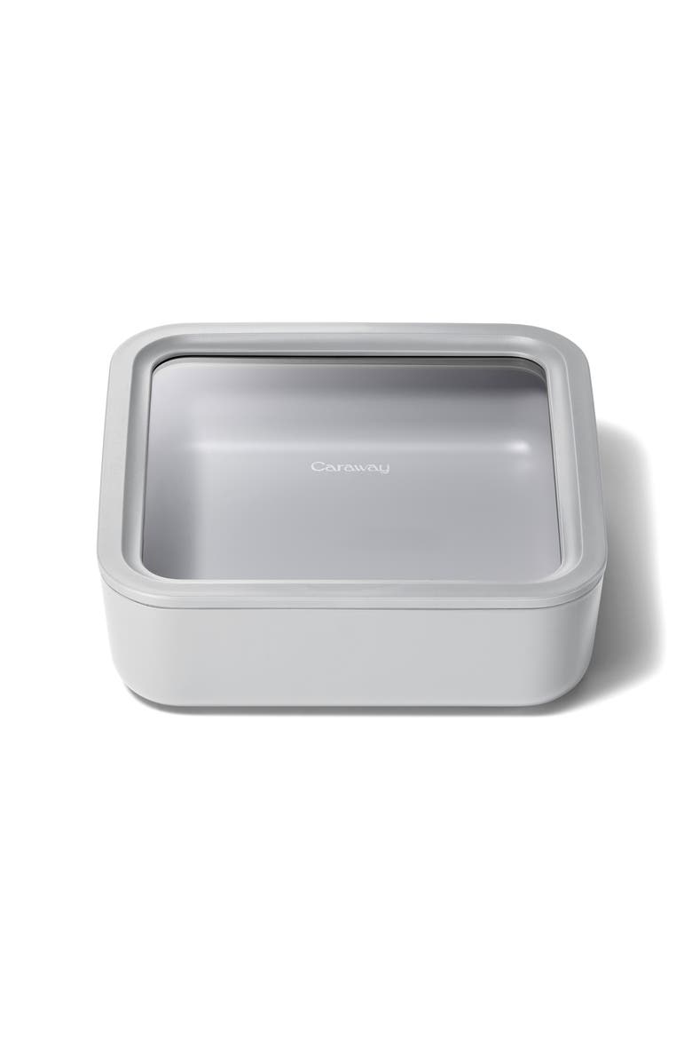 10-Cup Glass Food Storage Container, Main, color, GRAY