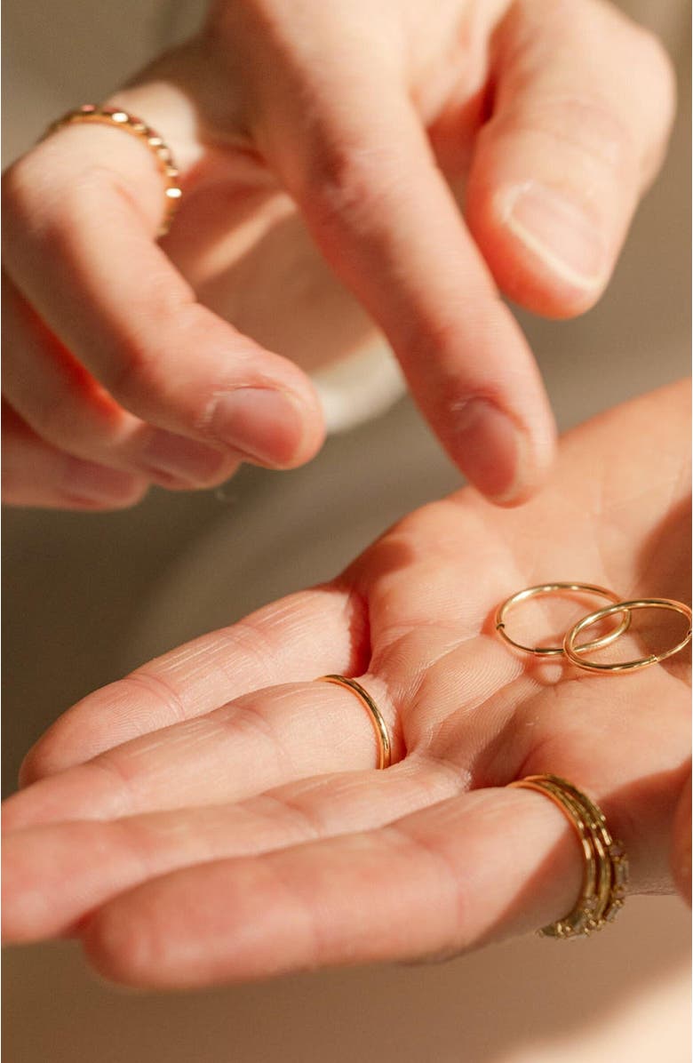 MADE BY MARY Live In Hoop Earrings, Alternate, color, Gold Filled