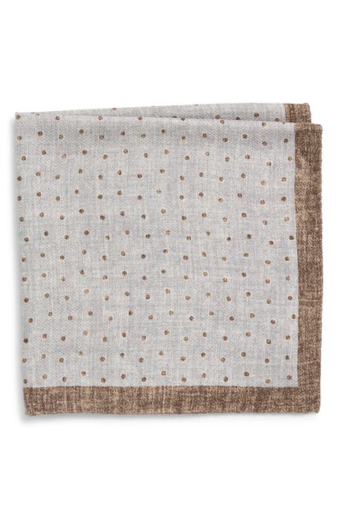 Thelon Dotted Silk Pocket Square