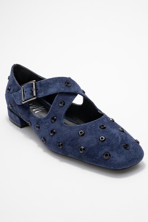 Addison Cross Strap Mary Jane Shoes (Women)