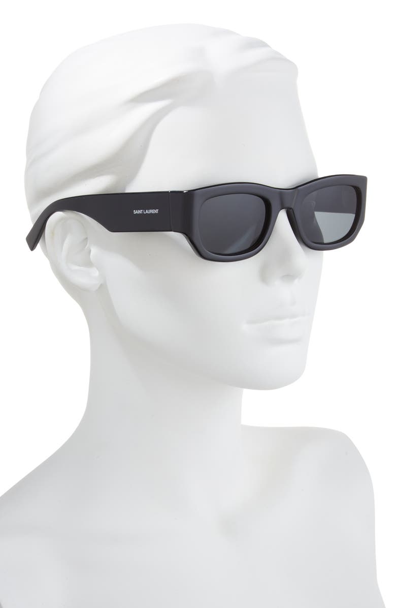 Saint Laurent Rectangular Sunglasses, Alternate, color,