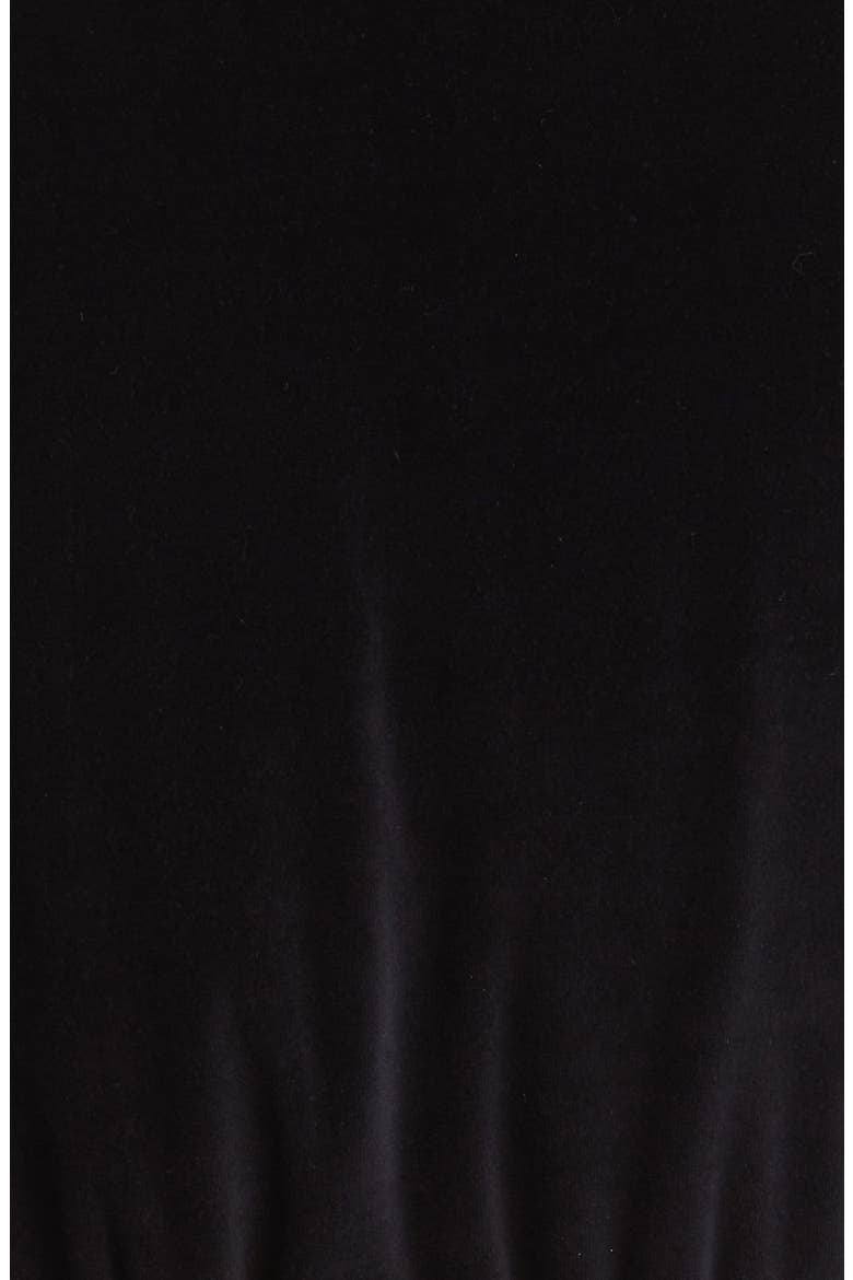 Refinery Velour Shawl Collar Robe, Alternate, color, BLACK