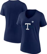 FANATICS Women's Fanatics  Navy Toronto Maple Leafs Primary Logo V-Neck T-Shirt