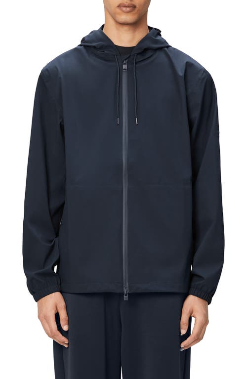Rains Suva Waterproof Hooded Jacket In Navy