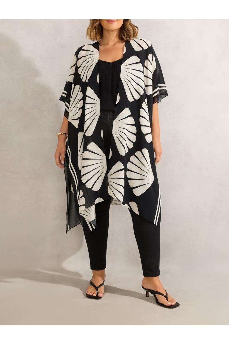 Longline Coat, Alternate, color, Multi