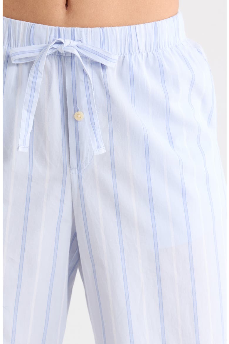 Classic Cotton Pajamas, Alternate, color, BLUE PARKER STRIPE
