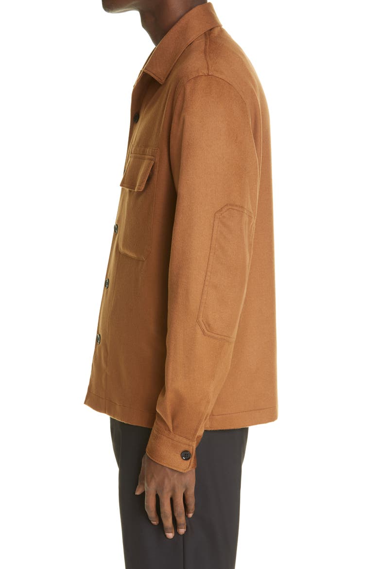 Cashmere Shirt Jacket, Alternate, color, VICUNA