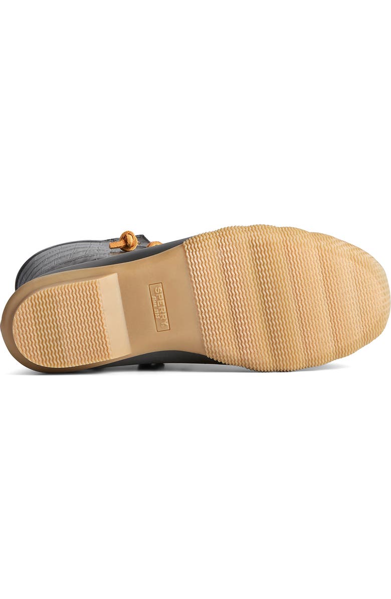 Sperry Saltwater Croc Embossed Water Resistant Duck Boot, Alternate, color,