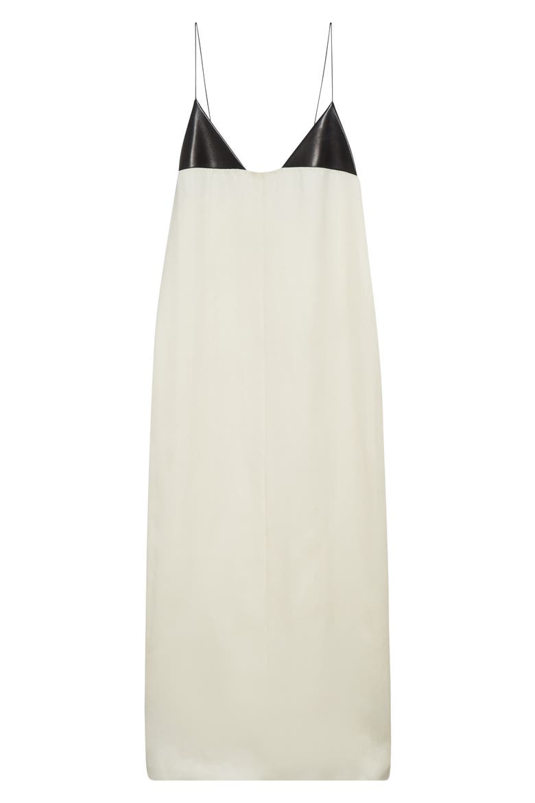 The Bridges Wool & Silk Column Dress, Alternate, color, CREAM/ BLACK