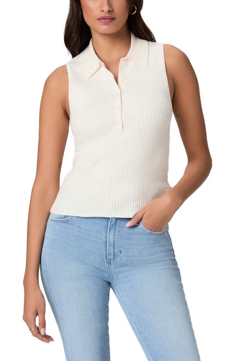 Vesta Rib Sleeveless Polo