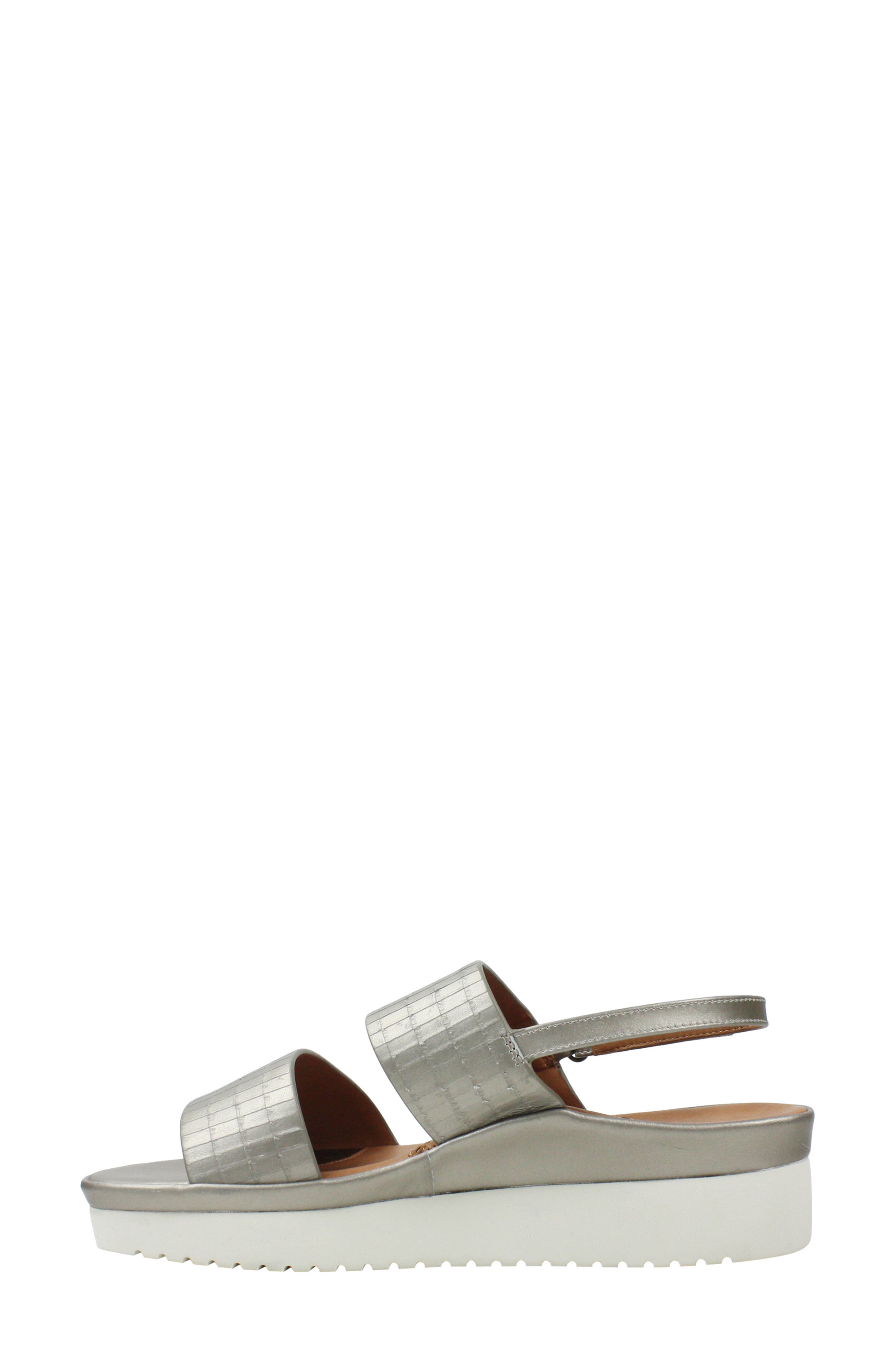 L'Amour des Pieds Abruzzo Slingback Platform Wedge Sandal, Alternate, color, 