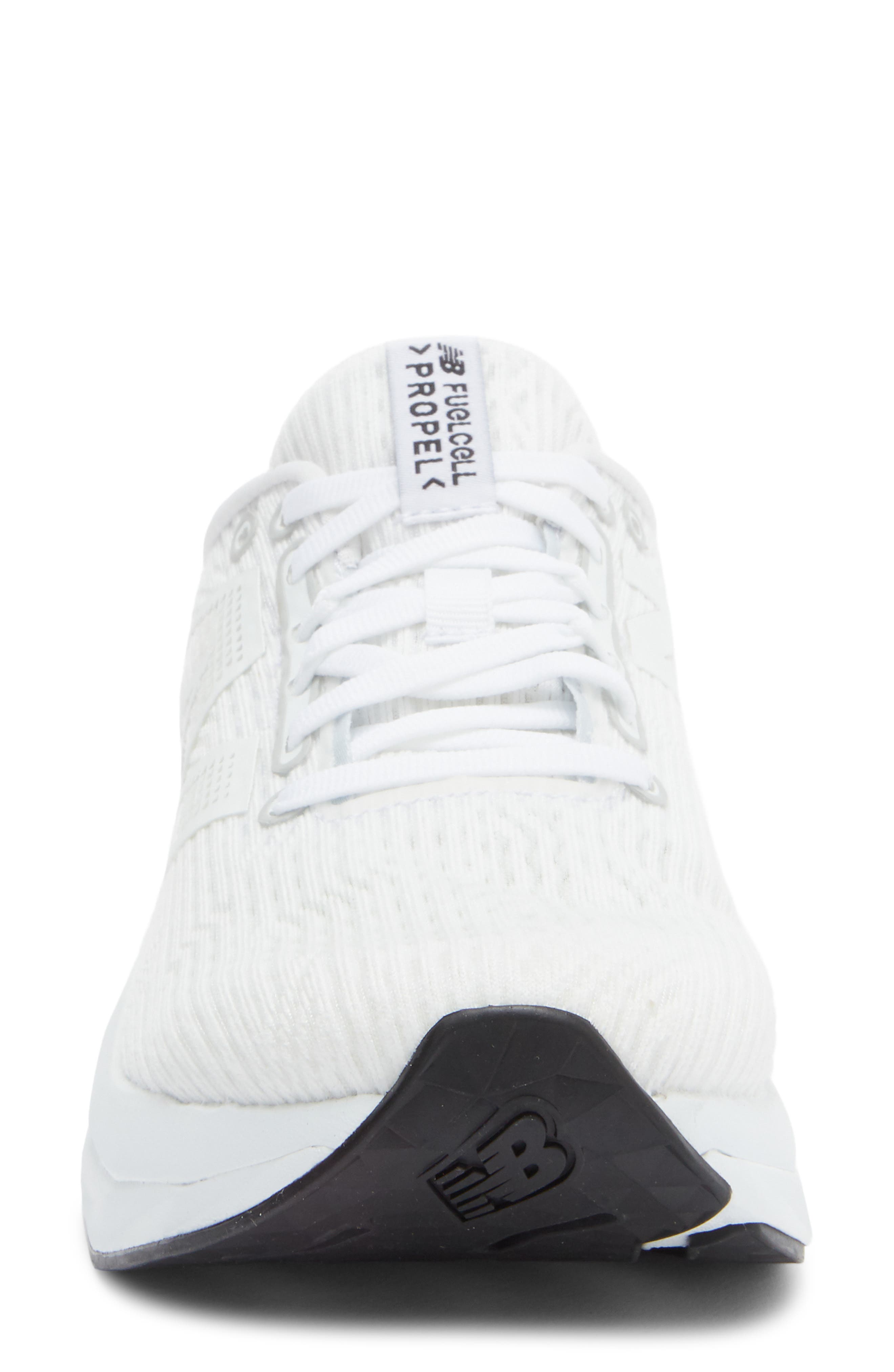 New Balance FuelCell Propel V5 Running Shoe, Alternate, color, White/ White