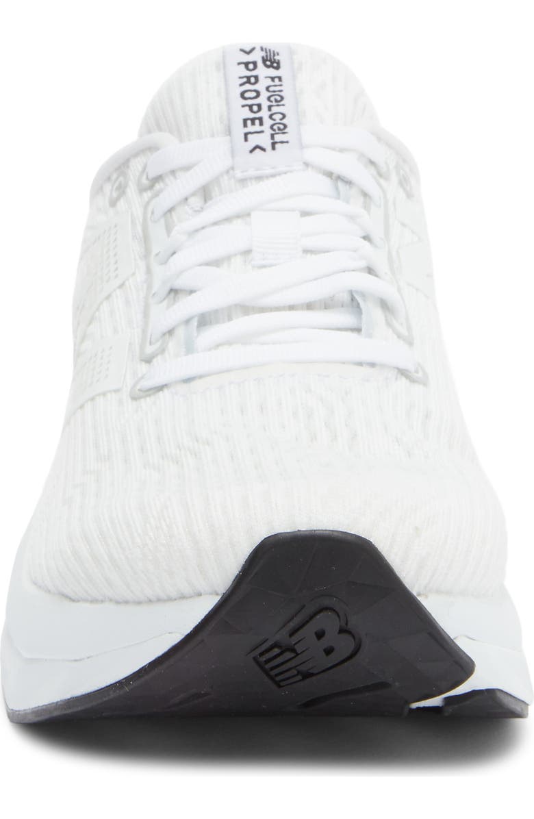 New Balance FuelCell Propel V5 Running Shoe, Alternate, color, White/ White