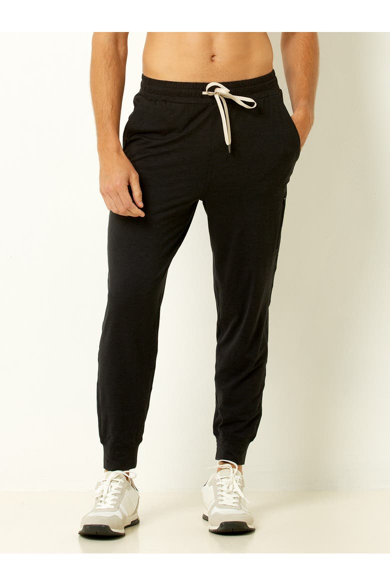 Everyday Drawstring Jogger, Main, color, Heather Black