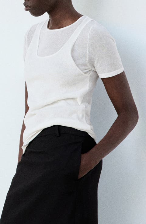 Layered Knit Sweater