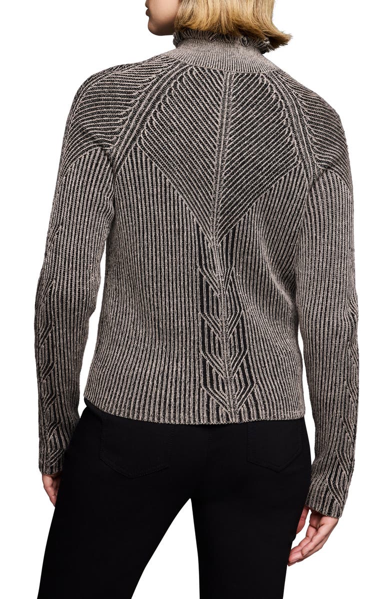 NIC+ZOE NIC AND ZOE ENGINEERED ZIP CARDIGAN, Alternate, color, Black Multi