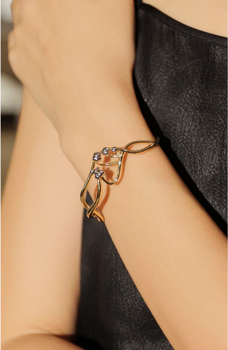 RC RETRO CHIC Lily of the Valley Bangle, Alternate, color, 