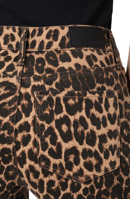 Mavi Jeans Anika Leopard Crop Flare Jeans