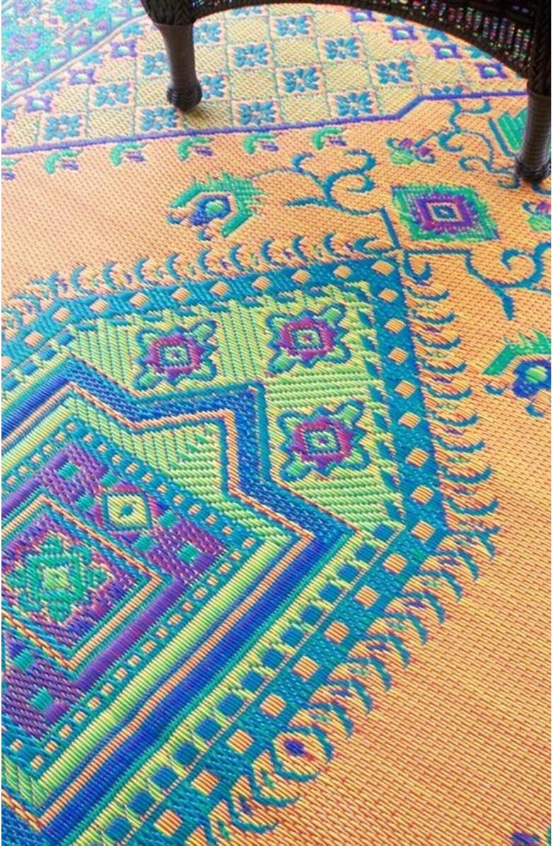 Mad Mats Turkish Aqua, Alternate, color, Aqua And Green