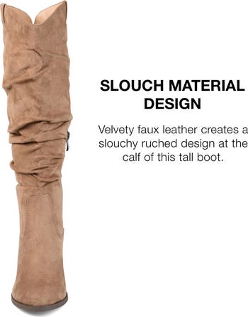 JOURNEE Aneil Ruched Tall Boot