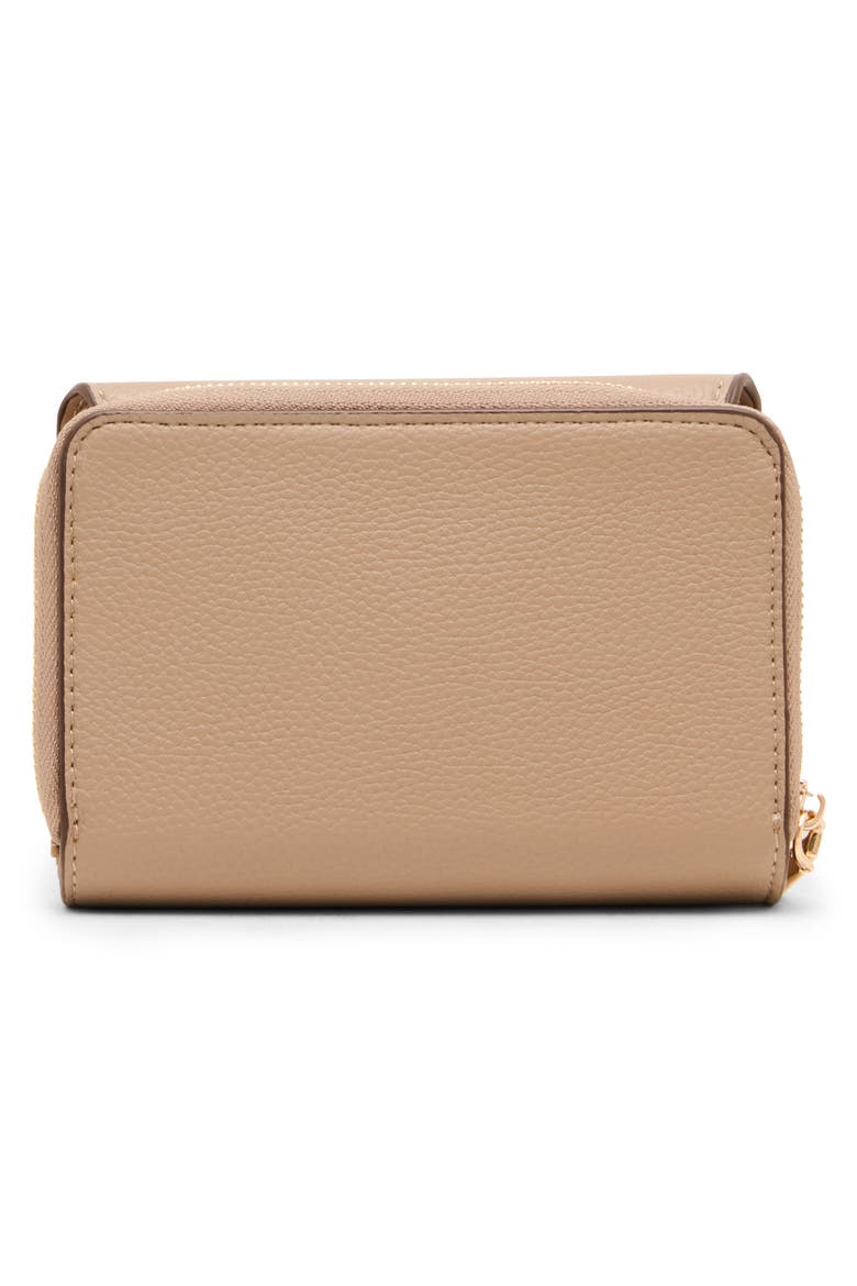 Zip Around Trifold Wallet, Alternate, color, TRUFFLE