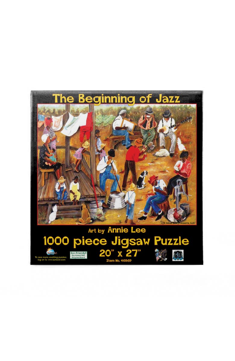 Sunsout The Beginning of Jazz 1000 piece Jigsaw Puzzle for Adults, Alternate, color, Multicolor