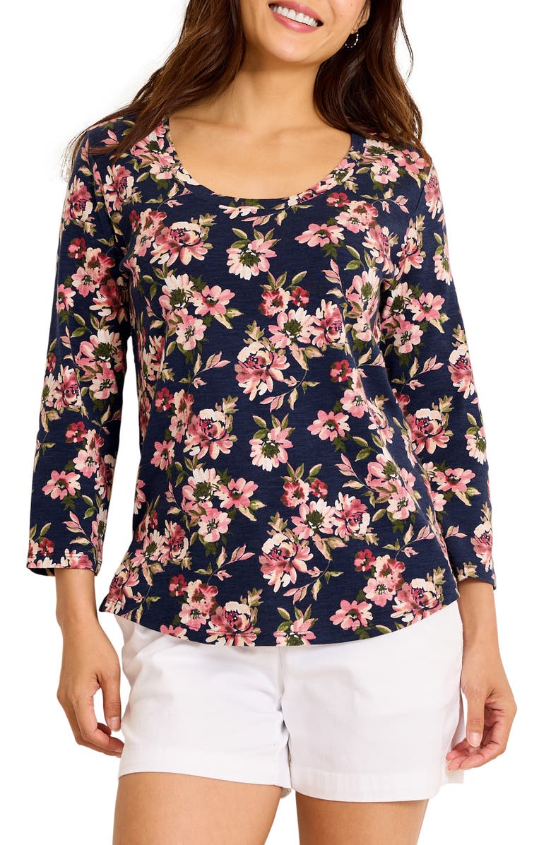 Tommy Bahama Ashby Isles Tidal Bloom Top, Main, color, Coastline