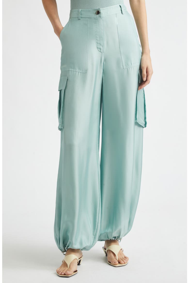James Wide Leg Cargo Pants, Alternate, color, SEABREEZE