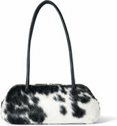 ROSZUAR Ebène Monochrome Leather Bag