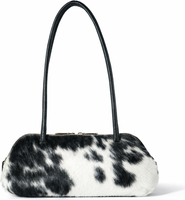 ROSZUAR Ebène Monochrome Leather Bag