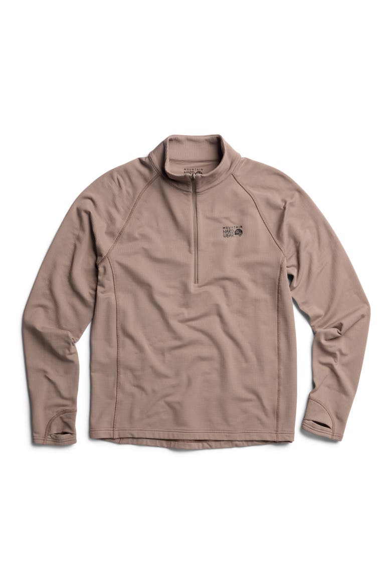 Crater Lake Heavyweight Half Zip, Alternate, color, WILD TAUPE