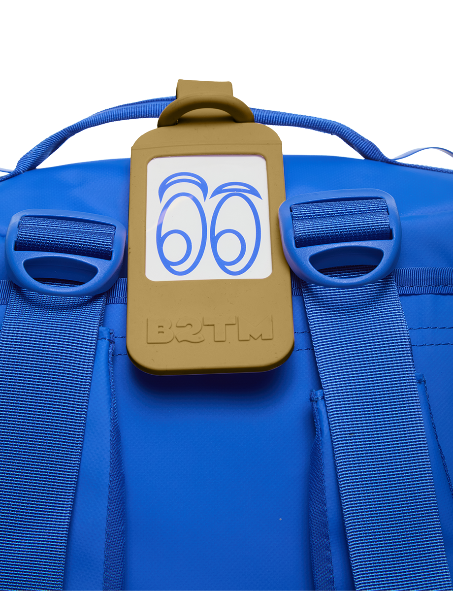 Baboon to the Moon Luggage Tag, Alternate, color, Quantum Depth