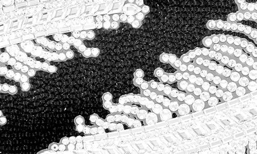 Judith Leiber Couture Slim Feather Crystal Slide Clutch In Multi